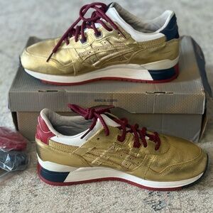 ASICS Gel Lyte III “USA” Gold/Gold – Size 9 – OG Box + Extra Laces